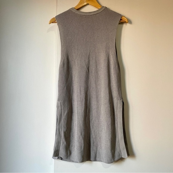 Aritzia Wilfred Palmier Sweater in Light Grey - Picture 4 of 7